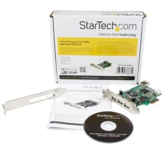 "Enhance Your Connectivity with StarTechcom 4 Port LP PCIe USB Card - PEXUSB4DP | High Performance & Reliable Expansion"